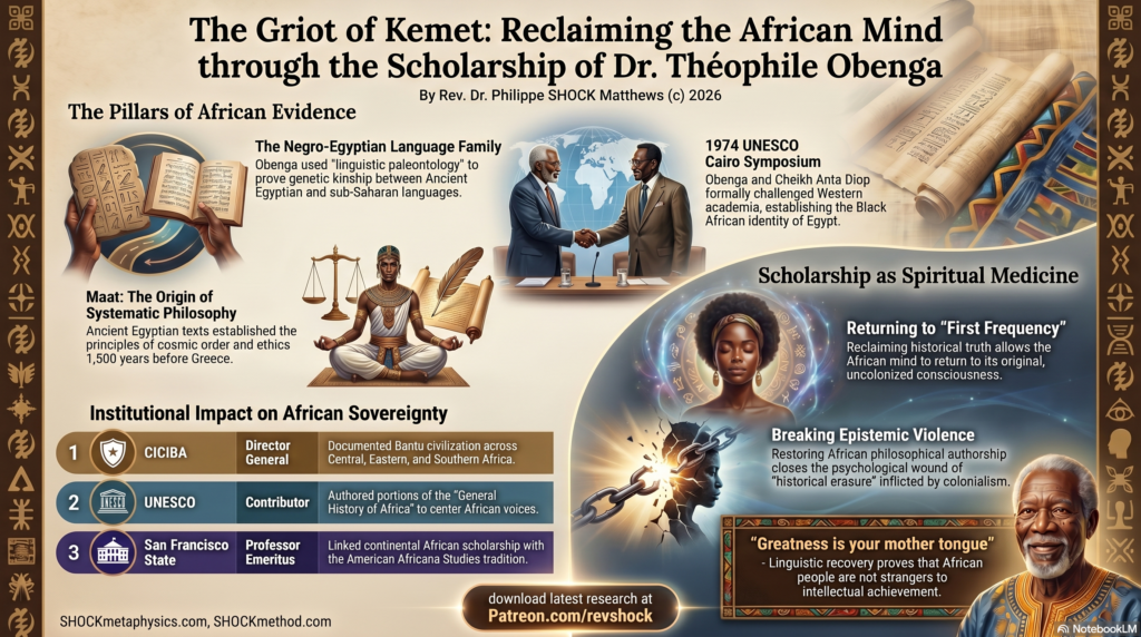 The Griot of Kemet: Théophile Obenga and the African Reclamation of History, Language, and Consciousness