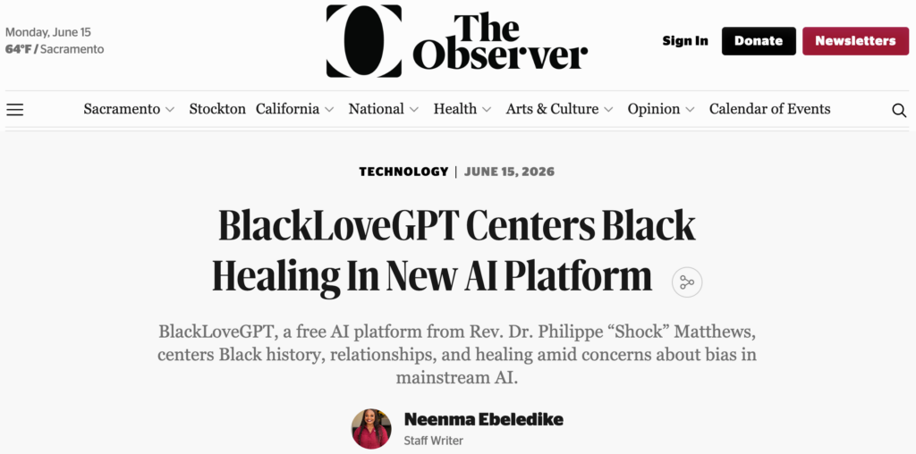 A New Digital Frontier for Black Healing: BlackLoveGPT Launches as the First Culturally Grounded AI Platform Built on the SHOCK Method™